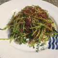 クックCG2NFA☆'s cooksnap of when they made おつまみに！豆苗とコンビーフ炒め.