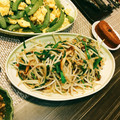 ♡ひな祭り♡'s cooksnap of when they made しめじとモヤシとニラ炒め.