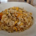 あまちゃん's cooksnap of when they made シンプル高菜チャーハン.