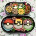 Matthaus's cooksnap of when they made キャラ弁＊ポケモン♪マスターボール.