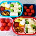 こともみ's cooksnap of when they made 幼稚園の簡単お弁当✿お花のサンドイッチ.