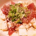 ❀まいねこ❀'s cooksnap of when they made 簡単に出来ちゃう！！漬けマグロの山かけ♬.