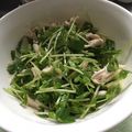 __kana__'s cooksnap of when they made 豆苗と鶏ササミのオリーブオイルサラダ.