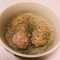チシャ♪♪'s cooksnap of when they made 豚ひき肉の肉だんごと春雨のスープ.