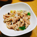 ☆ジェラトーニ☆'s cooksnap of when they made 豚肉＆しめじ＆長ネギ✿にんにくマヨ炒め♡.