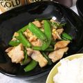 akochan215's cooksnap of when they made スナップエンドウと豚肉のオイスター炒め.