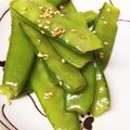 卵せんべい's cooksnap of when they made 絹さやのナムル。.