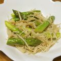 iketa's cooksnap of when they made アスパラとえのきのアンチョビ炒め.