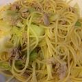 クック2Y94XX☆'s cooksnap of when they made 食欲そそる！！豚塩キャベツパスタ.