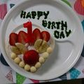 みゆ705's cooksnap of when they made 1歳誕生日♡離乳食ケーキ.