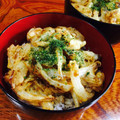 なおミール's cooksnap of when they made 新玉ねぎのソースかき揚げ天丼.
