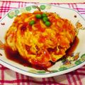 かず☆ｷｮｳｺ's cooksnap of when they made ささっと3分で♡天津飯.