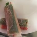 ma___111's cooksnap of when they made 簡単⁂生ハム&モッツァレラ&万能ネギ巻き.