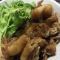 らんとこなん's cooksnap of when they made 甘辛が大好き☆お揚げと豚丼❤.