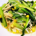 マパンダ's cooksnap of when they made 小松菜とエノキの煮物.