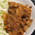 クック7P8HL2☆'s cooksnap of when they made 豚肉の細切り生姜焼き.