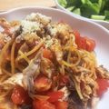 beginner♡Y's cooksnap of when they made 鯖のトマトパスタ.