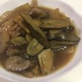papikun's cooksnap of when they made 圧力鍋で❀鶏もも肉とゴボウの黒酢煮❀.