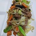 nyangomama's cooksnap of when they made 料理人の家の肉入り野菜炒め.