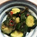 zahha's cooksnap of when they made 胡瓜と塩昆布のごま油和え.