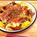 紗莉ママ's cooksnap of when they made 家にあるもので簡単にふわふわお好み焼き.