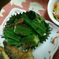 クックNFIOKE☆'s cooksnap of when they made 簡単！早い！お弁当にも♪オクラのおひたし.