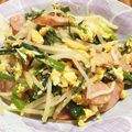 nido210's cooksnap of when they made もやしでもう一品！もやしニラ炒め☆.