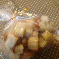 ++よつば++'s cooksnap of when they made レンジでクルトン！.