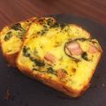 ♡美優♡'s cooksnap of when they made ほうれん草とベーコンのケークサレ.