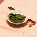コケコッコ0123's cooksnap of when they made スナップエンドウの肉みそ炒め.
