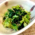 maririn310's cooksnap of when they made 栄養たっぷり♪チンゲンサイのナムル.