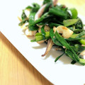 Sac’HiNa's cooksnap of when they made いかとにらの麺つゆマヨ炒め♪.