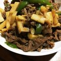hiro☆tan's cooksnap of when they made ☆筍レシピ♬チンジャオロース☆.
