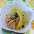 たまさぶろうの部屋's cooksnap of when they made 鳥胸肉と大根の柔らか蜂蜜レモン煮.