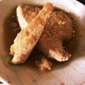 avaug77's cooksnap of when they made マグロステーキ！！おろしにんにくソースで.