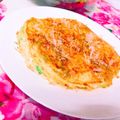夢麗翔望mama's cooksnap of when they made 余りご飯でお好み焼き☆子供の昼食、おやつ.