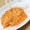 ﾁｮｺﾚｰﾄ♪'s cooksnap of when they made お家カフェ♡チキンのトマトクリームライス.