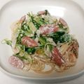 ポニーリボン's cooksnap of when they made ヘルシー♪まろやか豆腐クリームパスタ.