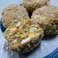 Natsutach's cooksnap of when they made フライパンでころころカレーコロッケ.