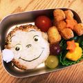 haru5931's cooksnap of when they made 【キャラ弁】おさるのジョージ.