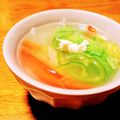 猫のオソマ's cooksnap of when they made 簡単ランチ♪レタスとピーマン挽き肉スープ.