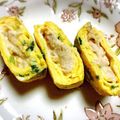 hitotaaan's cooksnap of when they made ツナの卵焼き.