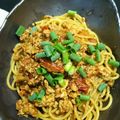 季節外れ's cooksnap of when they made 鶏そぼろの味噌トマトパスタ.