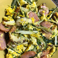 とむ子。's cooksnap of when they made 簡単！余った水菜と卵のマヨネーズ炒め.