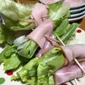 Sa〜ちゃん's cooksnap of when they made お弁当に！くるっとハムレタス.