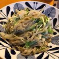 かなめkna's cooksnap of when they made ツナと水菜のクリームパスタ.