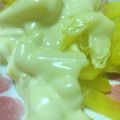 toshio39's cooksnap of when they made レンジで簡単☆沢庵チーズおつまみ☆.