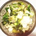 おケロ☆'s cooksnap of when they made チンゲン菜とひらたけ、はんぺんの中華炒め.