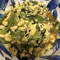 きなこだるま's cooksnap of when they made 絹さやの卵とじ.