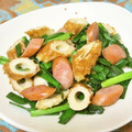 mmameco's cooksnap of when they made ニラとウインナーとちくわのさっと煮.